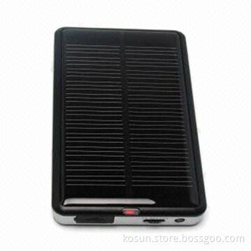 Mobile Power Bank with 1,800mA Capacity, 500mA Output Current and 0.45W Solar Panel